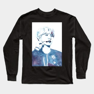 EXO Chanyeol Watercolour Design by NiamhYoungArt Long Sleeve T-Shirt